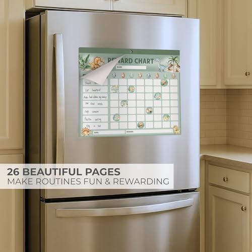 ZICOTO Fun Magnetic Reward Chart for Kids - Dinosaur Chore Chart for Boys - Image 4