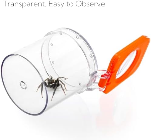 ZOOFOX 24 Pack Insect Bug Viewer, Catcher Bug Magnifying Insert Box with Colored Lids, Insect Cage Container for Science Nature Exploration Tool - Image 5