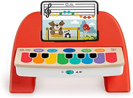 Baby Einstein Cal’s First Melodies Magic Touch Wooden Piano Musical Baby Toy, Ages 6 Months + by BabyEinstein