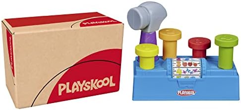 Playskool Tap 'n Spin Tool Bench Activity Toy Toolbox with Hammer for Toddlers 12 Months and Up Amazon Exclusive - Image 2