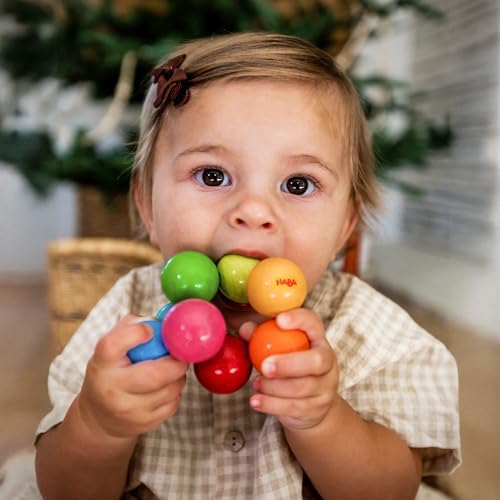 HABA Magica Wooden Grasping Toy Rattle - Baby Teething & Sensory Toy - Image 3