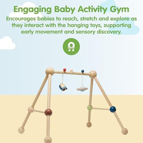 PlanToys® Play Gym Wooden Baby Activity Toy Orchard Montessori Kids Sensory - Image 2