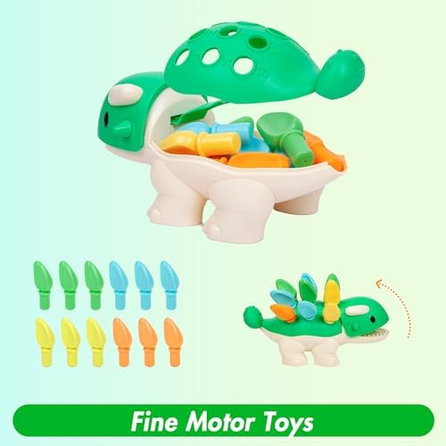 Hirger Fine Motor Dinosaur, Montessori Learning Educational Toy for Toddler - Image 2