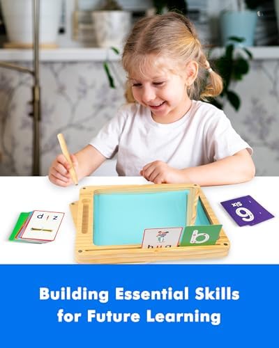 Sand Tray for Classroom - Montessori Sand Writing Trays with Lid - Image 5