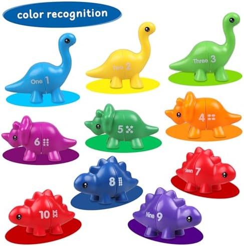 Toddler Dinosaur Montessori Toys for 1 2 3 4 Year Old Boy Girl Birthday Gift - Kids Preschool Learning Activities Educational Travel Outdoor Sensory Toys for Toddlers 1-3 - Baby Toys 12-18 Months - Image 3