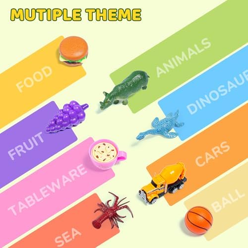 JoyCat Montessori Sensory Sorting Box with 48 Objects for Kids Ages 3-5 - Image 3