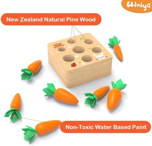 Wdmiya Montessoritoys for 1 Year Old, Wooden Toys Developmental - Image 3