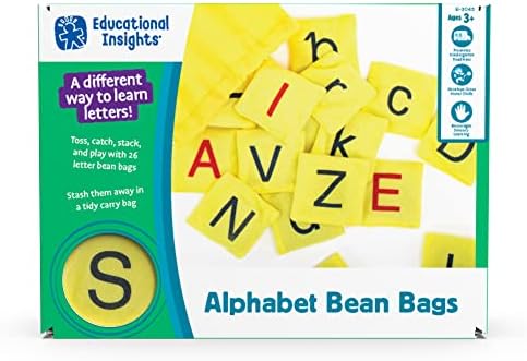 Educational Insights Alphabet Beanbags - ABC Learning Toys for Kids Ages 3-5, Toddler Letter Learning, Alphabet Toys and Phonics Manipulatives for Preschoolers, Gross and Fine Motor Sensory Letters - Image 4