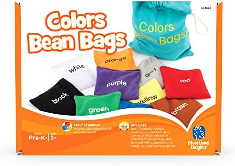 Educational Insights Colors Bean Bags - Color Sorting Toys for Toddlers, Manipulatives for Preschoolers Learning Colors, Toddler Learning Toys, Hands-On Preschool Classroom Activities, Ages 3+ - Image 4