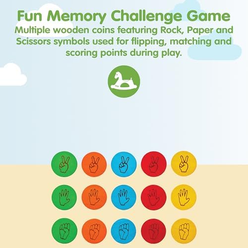 PlanToys® Wooden Mini Memo Game Montessori Memory Strategy Kids Travel Toy - Image 2