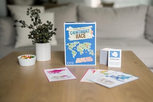 Continent Race Geography Educational Board Game for Kids, Tweens, Family, Friends, Teachers and Classrooms - Learn About Flags & Countries Around The World - Image 3