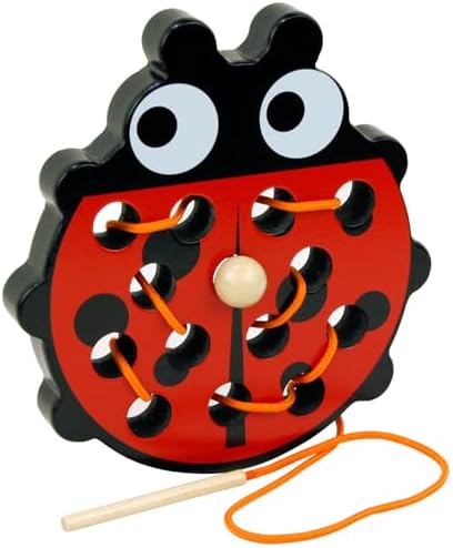 Sealive Wooden Lacing Toys for Toddlers, Fun Learning Activity by Sealive