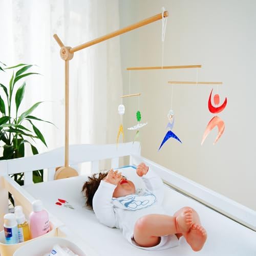 Color Dancers Hanging Mobile,Montessori Mobile, Infant Toy, Baby Mobile, Visual Tracking, Newborn Toy - Image 5