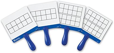 Learning Resources Magnetic Ten-Frame Answer Boards - Set of 4 with 100 Colorful Counters/Discs, Ages 5+ | Grades K+ Giant Magnetic Ten Frame Boards Set - Image 3