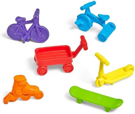 hand2mind Neighborhood Wheels Counters, Counters for Kids Math, Counting Toys, Color Sorting Toys, Transportation Toys, Math Manipulatives Kindergarten, Montessori Math Materials, Easter Egg Fillers - Image 2