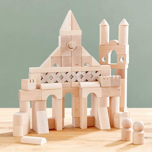 HABA Extra Large Wooden Building Blocks 102 Piece Set: Open-Ended Stacking Toys, Toddler Blocks, and Wooden Toys Made in Germany for 1 Year & Up - Image 2