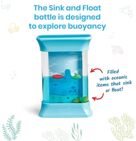 hand2mind Exploring Ocean Forces Sensory Bottles, Science Toys, Ages 3+ - Image 3