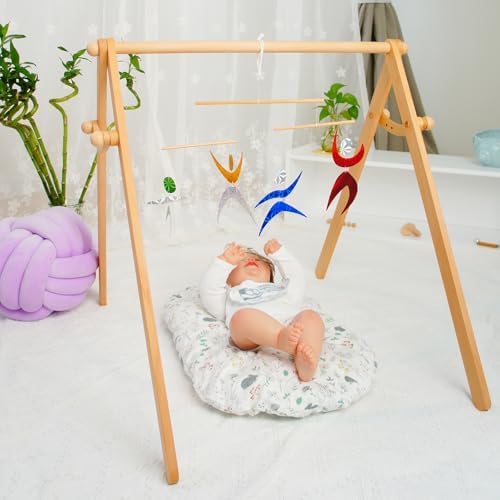 Montessori Mobile Set F - Munari (with Plastic Ball) & Octahedron in Multiple Sizes & Color Dancers Ⅱ - Image 4