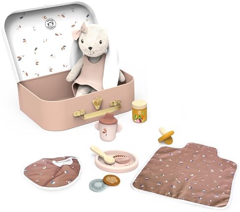 SPEEDY MONKEY My First Doll Set | Rabbit Baby Doll & Feeding Accessories by SpeedyMonkey