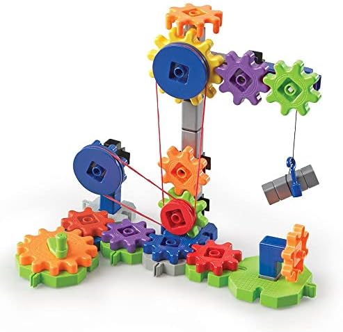 Learning Resources Gears! Gears! Gears! Machines in Motion - Toddler STEM, Building Toys for Kids, Hands-On Construction & Engineering Set, Critical Thinking, Fine Motor Skills - Image 4
