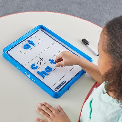 hand2mind Alphabet Word Work Student Set, 42 Lowercase Magnetic Alphabet Letters, Phonics Manipulatives, Dry Erase Activity Tray, Science of Reading Classroom Materials, Preschool Learning Activities - Image 7