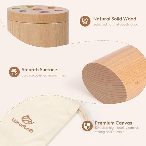 Montessori Sorting Sticks Toy, Wooden Sensory Toy for Toddlers Ages 1-3 - Image 4