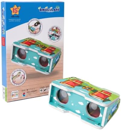 STEM DIY Binoculars Kit - Build & Explore Optics, Astronomy by infistaky