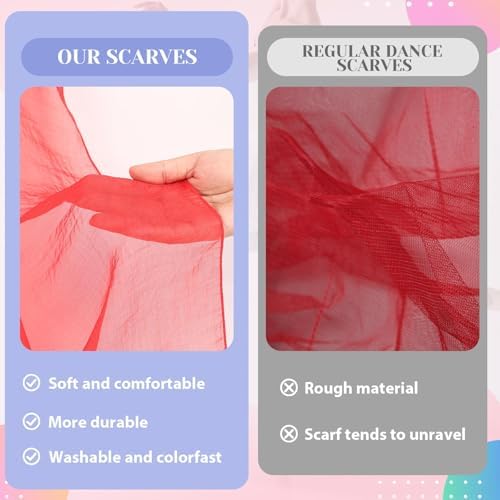 Breling Large Chiffon Play Scarves Bulk - Image 3