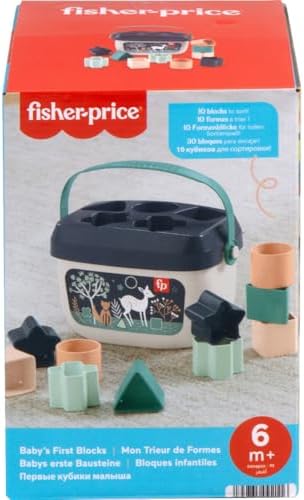 Fisher-Price Baby’s First BlocksToy Set, Navy Fawn - Image 6