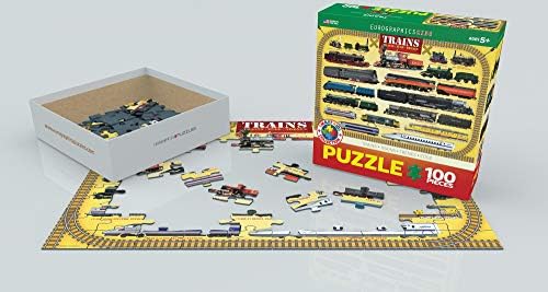 Trains 100 Piece Jigsaw Puzzle - Image 3