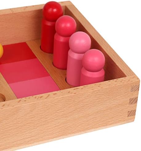 YHZAN Montessori Color Game Resemblance Sorting Task Sensorial Material Early Devlopment Toy Famlily Version - Image 4