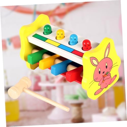 Wood Beat Toy with Hammer for Kids Girls Educational - Image 2