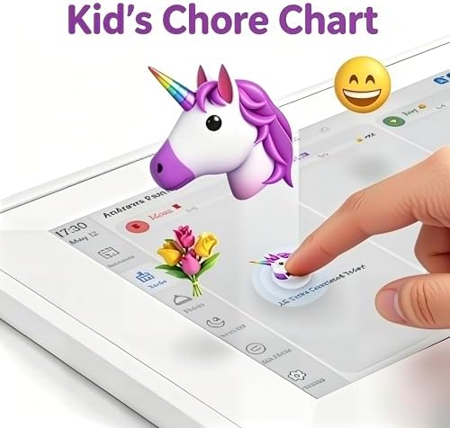 10.1 inch Digital Calendar Chore Chart – Digital Picture Frame, Smart Family Planner, Hearth Display Desk Digital Calendar Best Gift for Women, Mom,Christmas, Wedding - Image 2