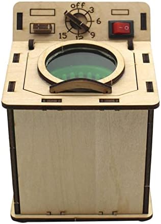 harayaa Wooden Science Experiment Kid Toy Washing Machine for Homeschool - Image 2