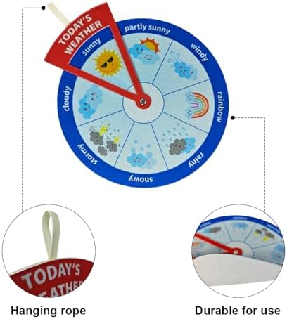 Weather Wheels, Educational and Learning Activities for Kids, Preschool Learning Toys, Classroom Decor - Image 6