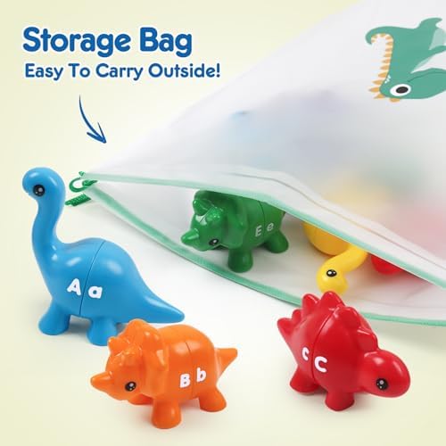 26pcs Alphabet Dinosaurs Matching Toy, Toddlers ABC Learning Dinosaurs - Image 6