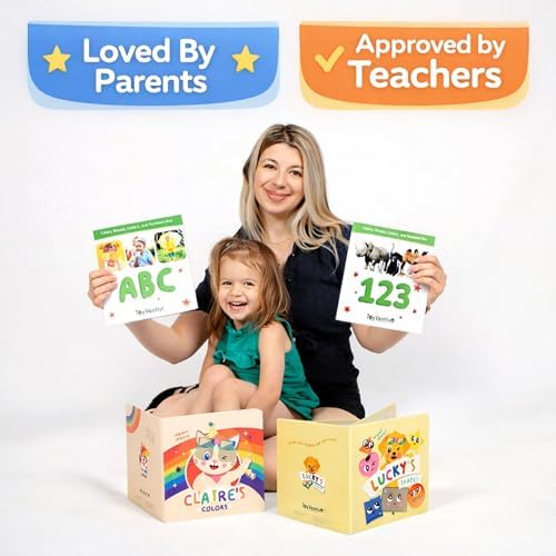 TOYVENTIVE Educational Books, Flash Cards, and Puzzles - Birthday Gifts for 1, 2, 3, and 4 Year Old Boys, Toddler Learning Toys and Activities - Image 6
