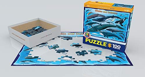 Whales & Dolphins 100 Piece Jigsaw Puzzle - Image 3