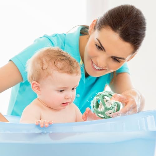 MCGMITT Sensory Balls for Baby, Easy Grasp Food Grade Stretchy Silicone Baby Teether Ball for 0-6 6-12 Months, BPA-Free Montessori Chew Toy, Newborn Infant Learning Developmental Toys Gift - Image 2