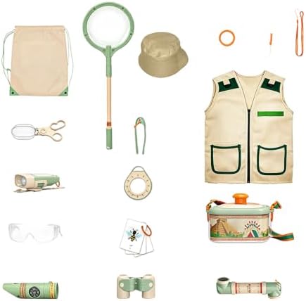 Curiosity Toy Set for Nature Watching Play with Goggles Binoculars Catching Tools and Learning Toy Family Outdoor Fun Curiosity Set - Image 7