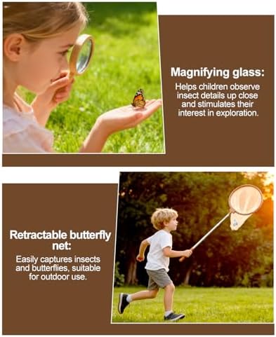 Wooden Bug Catcher Kit for Kids Ages 3-8, Outdoor Explorer Set - Image 7