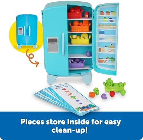 Learning Resources Sorting Snacks Mini Fridge - Image 4