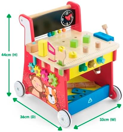 Early Learning Centre Wooden Activity Workbench, Imaginative Play, Hand Eye Coordination, Physical Development, Kids Toys for Ages 12 Month, Amazon Exclusive - Image 6