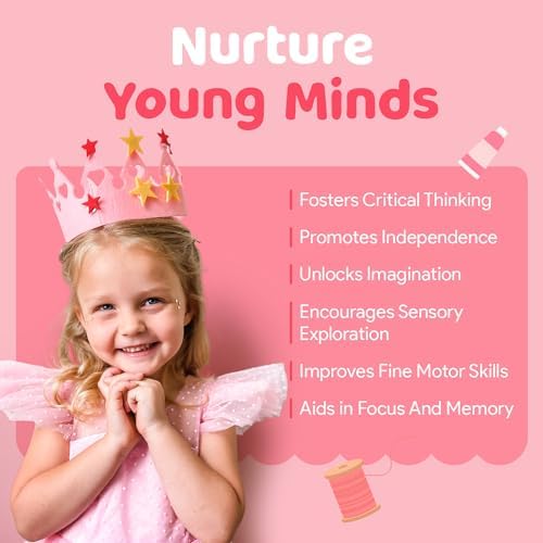 Mumaloo Kids Craft Kit – 10 Unicorn & Mermaid Art Projects - Image 5