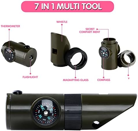 INNOCHEER Explorer Kit & Bug Catcher Kit for Kids Outdoor Exploration for Boys Girls 3-12 Years Old (Purple) - Image 3