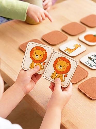 Felt Matching Game for Toddlers, Animal Montessori ToysTravel Toys or 1-3 Memory Flash Cards for 2 3 Year Old, Soft Safe Preschool Educational Gifts for Boys Girls - Image 5