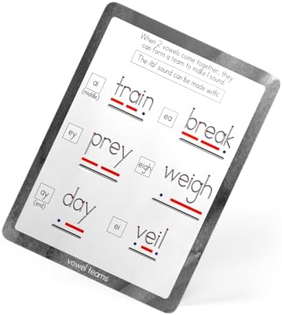 Phonics & Vowel Teams Flashcards with Magic Pens, 180 Sound Cards - Image 6