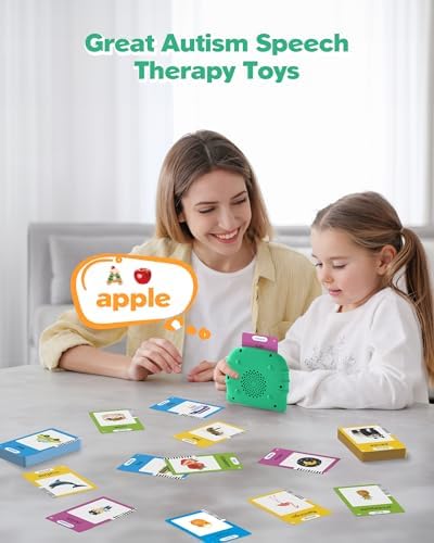 Airbition Talking Flash Cards for Toddlers 1 2 3 4 Year Olds, Green - Image 4