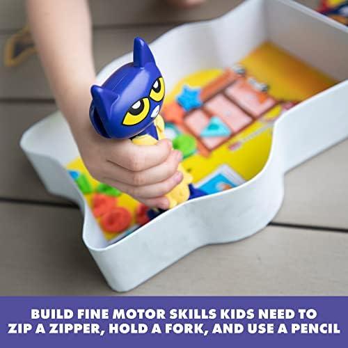 Educational Insights Pete The Cat I Love My Buttons Game - Shape Matching Games for Toddlers 3-5, Turn-Taking Kids Games, Toddler Fine Motor Skills Toys, Preschool Learning Activities - Image 5
