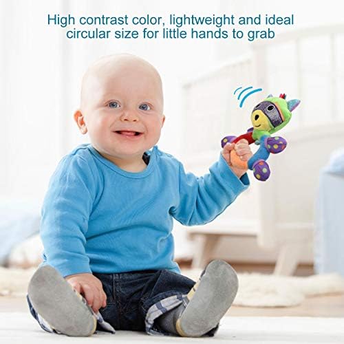 HAHA Baby Soft Rattles & Plush Rings Teething Toys for 0-6 Months Newborns - Image 3